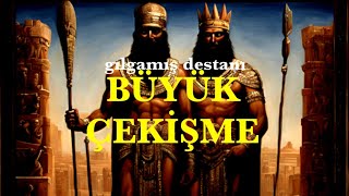 bilinen en eski hikayeler  GILGAMIŞ ENKİDUYA KARŞI  Gılgamış Destanı B2 seslikitap [upl. by Eniarral]