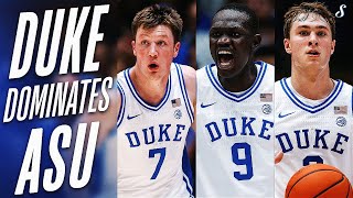 Kon Knueppel 19 PTS amp Duke Freshman Lead 56PT Win vs Arizona State  October 27 2024 [upl. by Sholes]