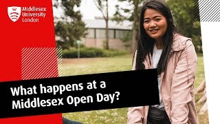 What happens at a Middlesex Open Day  Middlesex University [upl. by Lorenza395]