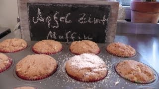 ApfelZimtMuffins Rezept klassisch und vegan  Der Bio Koch 410 [upl. by Yruok306]