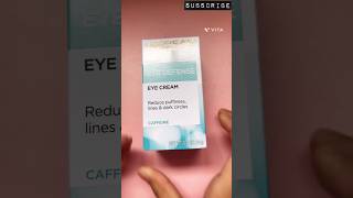 LOREAL EYE DEFENSE CREAM LOrealParisUSA shorts viral shortsviral trending [upl. by Kopp]