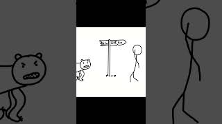 Always Stick to the Path StickDeath Animation inktober2024 stickman [upl. by Idarb]