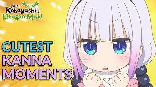 Kannas Cutest Moments  Miss Kobayashis Dragon Maid [upl. by Ahsilram451]