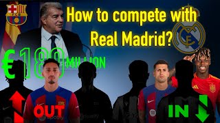 Reviving Barcelona Transfer Strategy to compete with Real Madrid [upl. by Curzon]