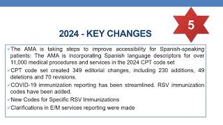 Key changes made by AMA for 2024 CPT code set [upl. by Pagas878]