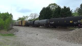 NS 126 Manifest by Shawsville 42624 AC44SD70ACu with AC44 near end helper [upl. by Adiehsar290]