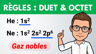 Règles du DUET et OCTET Stabilité LEWIS  Seconde  PhysiqueChimie [upl. by Genni]