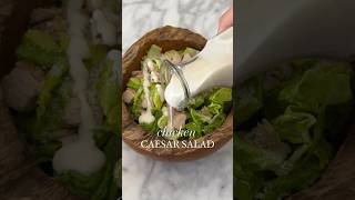 Chicken Caesar Salad With Healthy Homemade Dressing [upl. by Olga725]