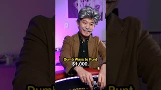 dumb ways to punt poker bluff comedy [upl. by Asirahc188]