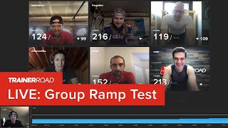 LIVE TrainerRoad Group Ramp Test – Round 2 [upl. by Janie]