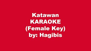 Hagibis Katawan Karaoke Female Key [upl. by Nylitak]