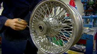 How To Replace Wheel Spokes Jaguar EType  Wheeler Dealers [upl. by Enrol]