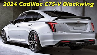 2024 Cadillac CT5V Blackwing Summit White  Monster Sport Sedan [upl. by Ninahs]