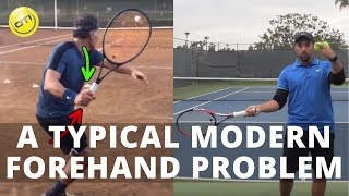 A Typical Modern Forehand Problem [upl. by Zilef]