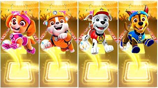 PAW Patrol  The Mighty Movie Skye 😸 Rubble 😸 Marshall 😸 Chase ☄️ Tiles Hop EDM Rush [upl. by Hughie]