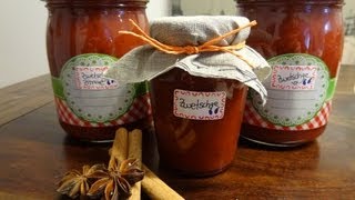 DIY ZwetschgenMarmelade selbst einkochen mit dem Thermomix [upl. by Benjy]