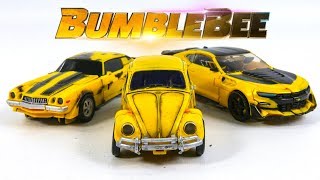 Transformers Movie 2007 2017 2018 Repaint Deluxe Bumblebee Camaro Beetle Vehicle Car Robot Toys [upl. by Inaliel662]