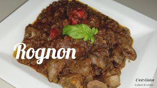 Rognons sauté comment nettoyer et cuisiner [upl. by Drexler]