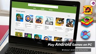 How To Play Android Games on PCLaptop Without BlueStacks Windows 10 amp Windows 11 [upl. by Lleral]