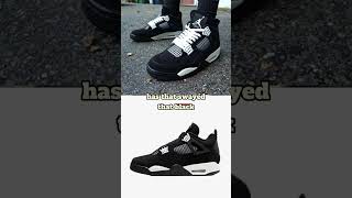 Black Jordan 4s sneakerpodcast shoepodcast sneakertalk shoes wine sneakernews nike [upl. by Eninnej]