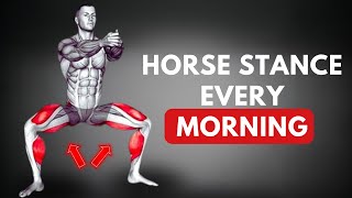 Do the Horse Stance EVERY MORNING and THIS With Happens to your Body [upl. by Aleras]