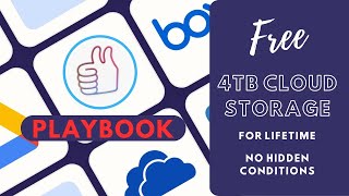 4TB Free Storage for Creators  Playbook free Cloud Storage  Free Cloud Storage  2024 [upl. by Gregory670]