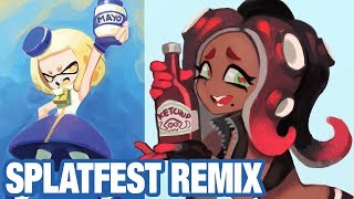 Splatoon 2 Remix ► Dj CUTMAN ▸ Color Pulse Off The Hook Splatfest Theme Song ▸ GameChops [upl. by Antonino554]