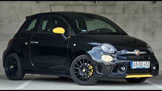 Abarth 595 14 TJet 165 HP Scorpione Black [upl. by Yanarp432]