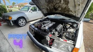 MercedesBenz 190D OM606 Swap Part 4 [upl. by Adlesirk]