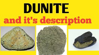 Dunite and its Petrography  lecture 49 of igneous petrology GeologyAspirant [upl. by Colleen]