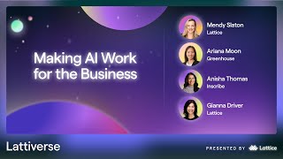 Lattiverse 2024 Making AI Work for the Business [upl. by Auqenehs87]