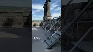 On the roof of Alton Towers ruins  Alton Towers Resort shorts [upl. by Ernaline745]