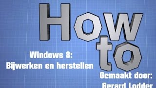 Windows 8 bijwerken en herstellen [upl. by Siladnerb228]