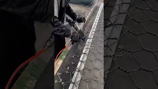 Slope Protection edge fixing process smartwork goodtools [upl. by Yemac491]