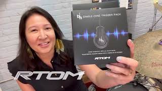 RTOM Drum Trigger Pack set up amp review [upl. by Cathlene]