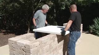 How to Build a Concrete Countertop for your Outdoor Kitchen [upl. by Anilat]