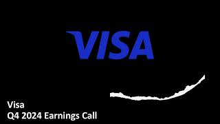 Visa NYSE V  Q4 2024 Earnings Call [upl. by Sauncho]