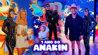 GIOVANNA ALPARONE MOSTRA TUDO SOBRE A FESTA DE 1 ANO DO ANAKIN [upl. by Eimilb476]