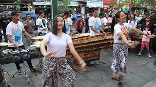 Asik Bro Lintang Ati Angklung Carehal Malioboro Yogyakarta [upl. by Ellirehs]