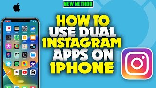 how to use dual Instagram apps on iPhone 2023 [upl. by Boorman]