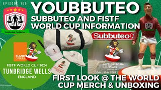 Subbuteo FISTF World Cup Information amp FIRST LOOK  World Cup Merchandise on Youbbuteo [upl. by Ambrosi395]