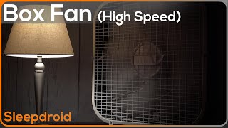 ►10 hours of Box Fan White Noise  Fan Sounds for Sleeping HIGH Speed Window Fan Sound [upl. by Lleihsad]