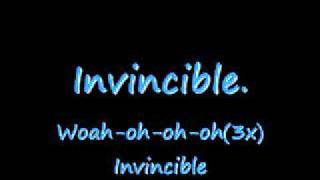 Invincible  Hedley With Lyrics [upl. by Oileve]