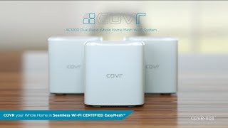 COVR1103 Dual Band Whole Home Mesh WiFi System  Setup Video [upl. by Itsym]