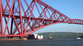 HMS Queen Elizabeth Aircraft Carrier Section Firth Of Forth Scotland [upl. by Tiler]