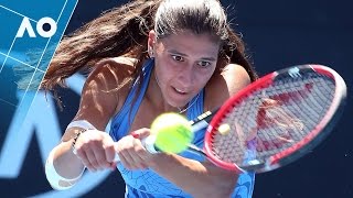 Tatishvili v Fourlis match highlights 1R  Australian Open 2017 [upl. by Arlette]