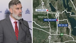 RCMP investigating triple homicide in McCreary Manitoba [upl. by Milissent]