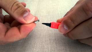 Replacing a Lamy nib  Lamy Penpunt vervangen [upl. by Anirbed776]