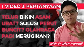 Diet Telur Bikin Asam Urat Solusi Perut Buncit Olahraga Pagi Merugikan [upl. by Yeslaehc]