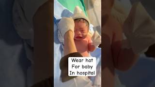 Wear baby hat baby love newborn shorts babyshorts babygirl babyboy shortsfeed shortvideo [upl. by Ldnek]